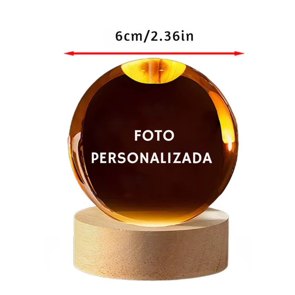 Esfera de Cristal Personalizada
