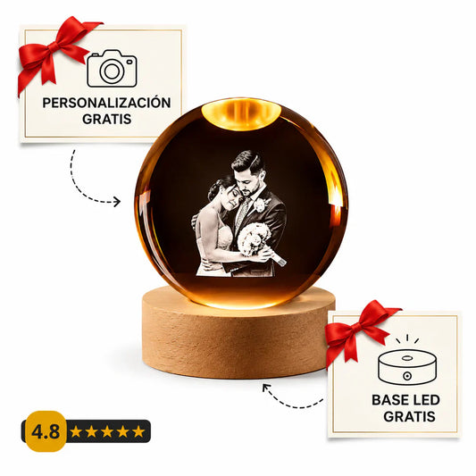 Esfera de Cristal Personalizada
